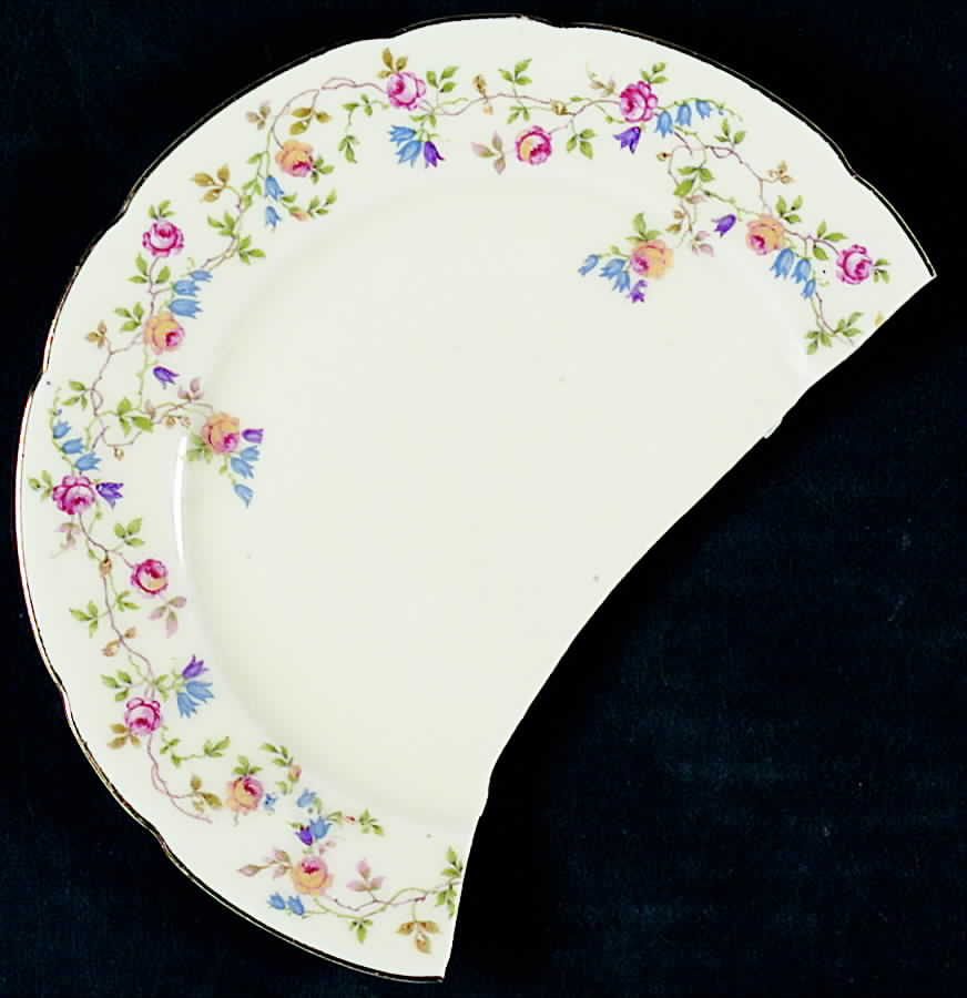 ROI10 Bread & Butter Plate by Royal Ivory (Czech, Germany)-1