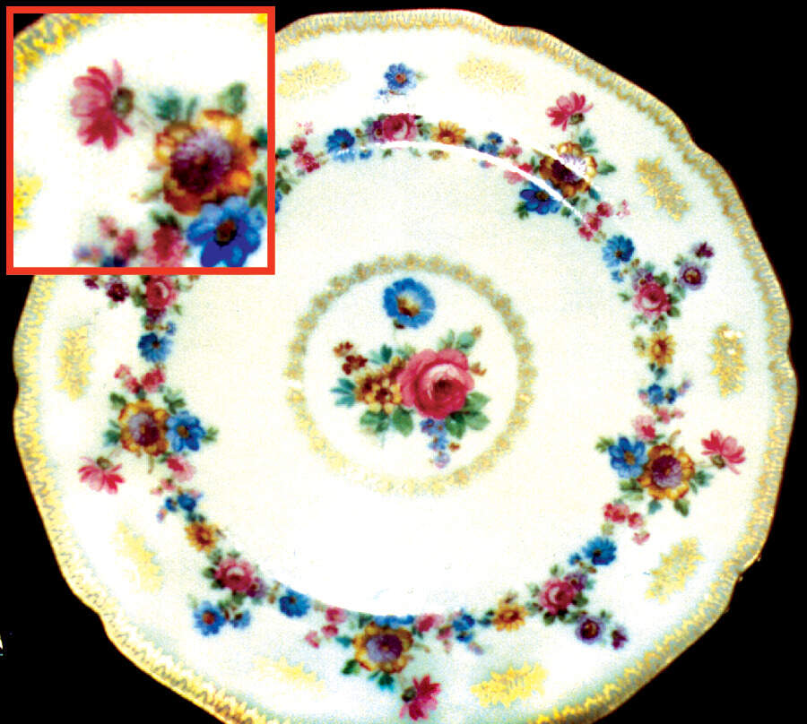 ROI13 Dinner Plate by Royal Ivory (Czech, Germany)-1