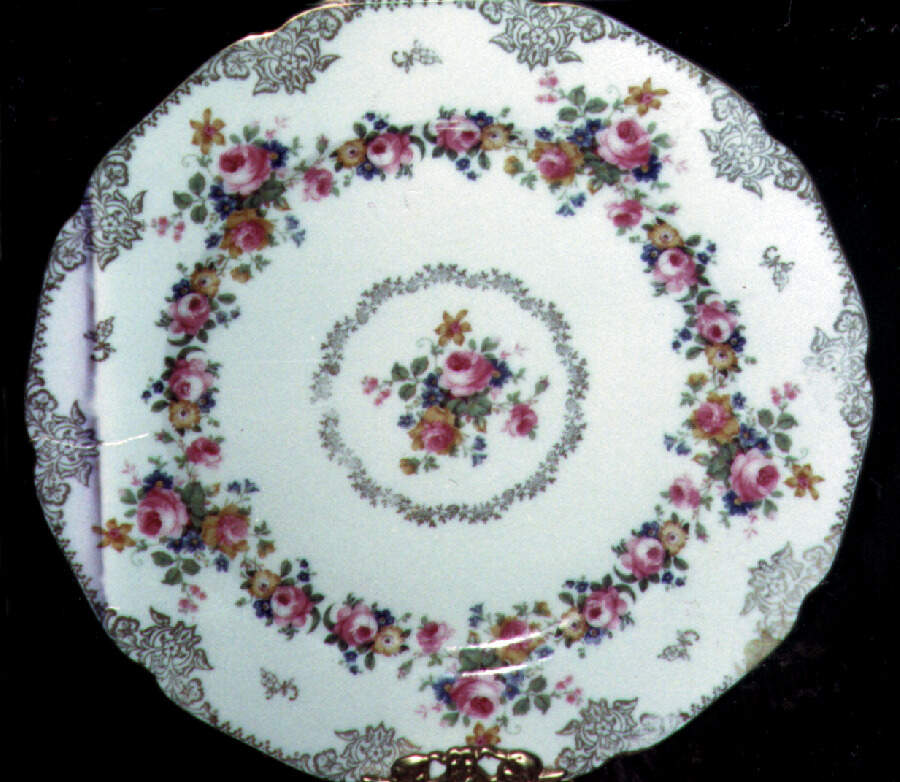 ROI5 Dinner Plate by Royal Ivory (Czech, Germany)-1