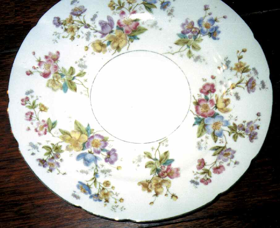 The Symphony Scalloped Saucer by Royal Ivory (Czech, Germany)-1