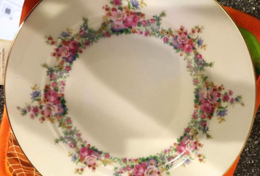 Supremacy Salad Plate by Royal Ivory (Czech, Germany)-1