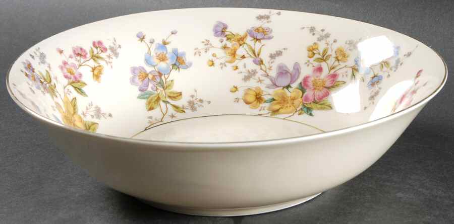 The Symphony 9" Round Vegetable Bowl by Royal Ivory (Czech, Germany)-1