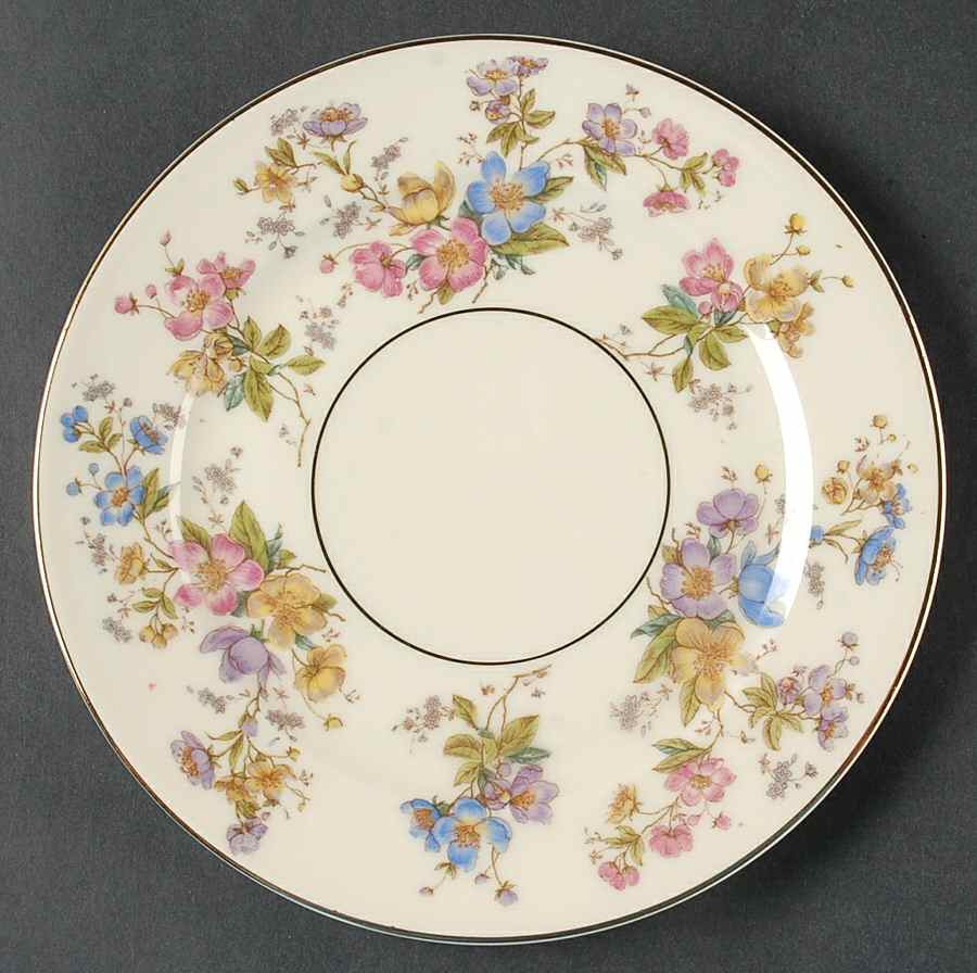 The Symphony Salad Plate by Royal Ivory (Czech, Germany)-1