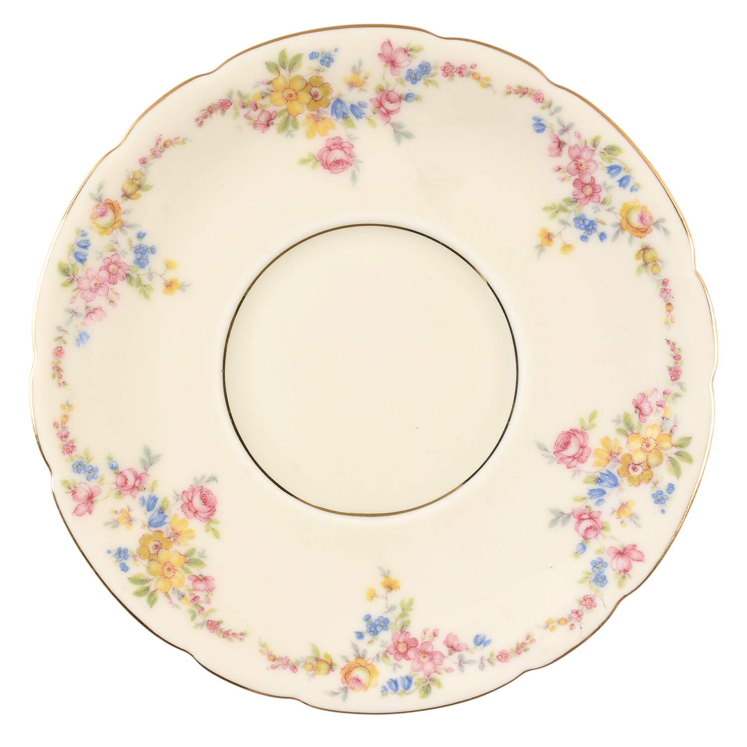 Yale Saucer for Cream Soup Bowl by Royal Ivory (Czech, Germany)-1