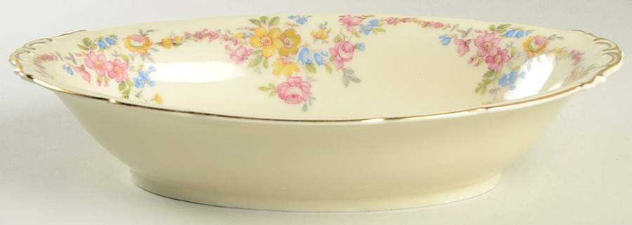 Yale 10" Oval Vegetable Bowl by Royal Ivory (Czech, Germany)-1
