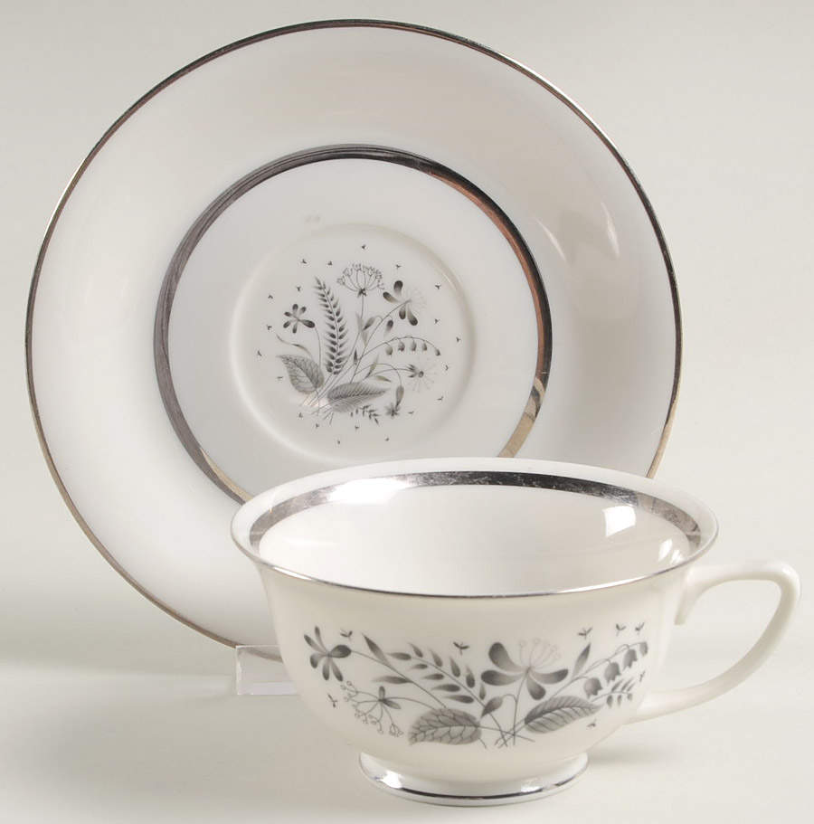 Allegro Footed Cup & Saucer Set by Royal Jackson-1