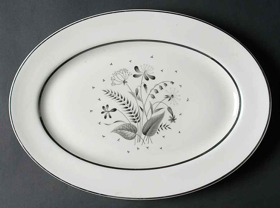 Allegro 13" Oval Serving Platter by Royal Jackson-1