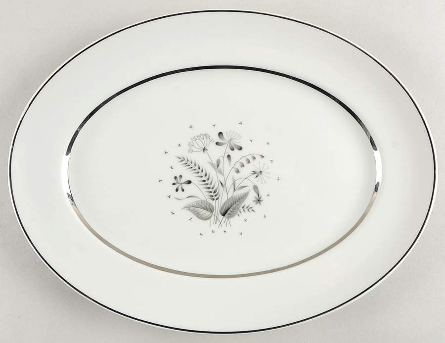 Allegro 11" Oval Serving Platter by Royal Jackson-1