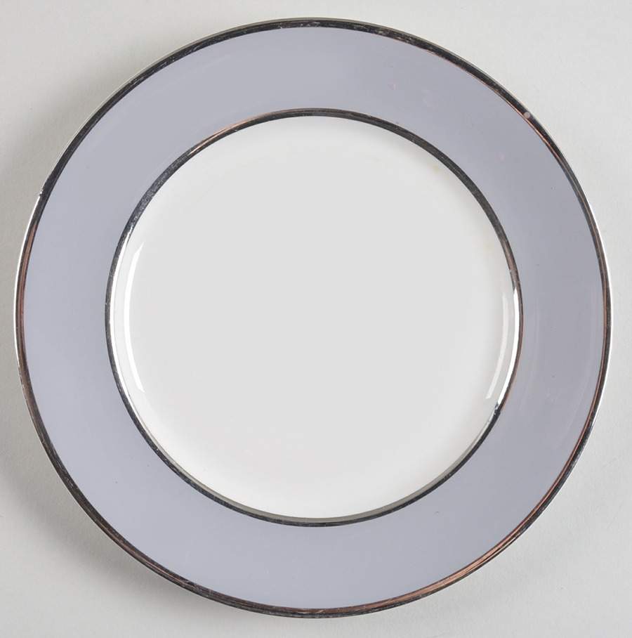 Ambassador Gray (Platinum) Salad Plate by Royal Jackson-1