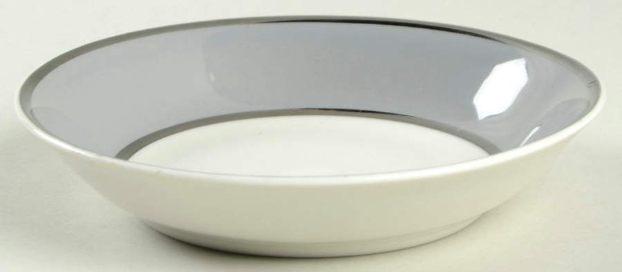 Ambassador Gray (Platinum) Fruit/Dessert (Sauce) Bowl by Royal Jackson-1