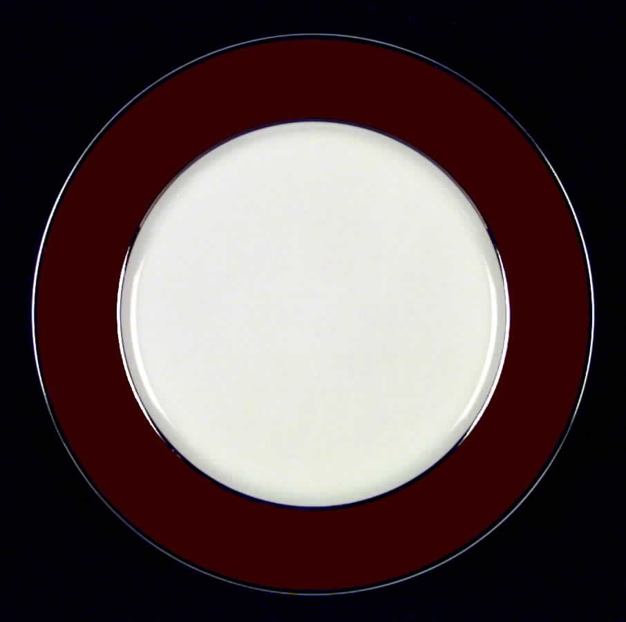 Ambassador Maroon Dinner Plate by Royal Jackson-1
