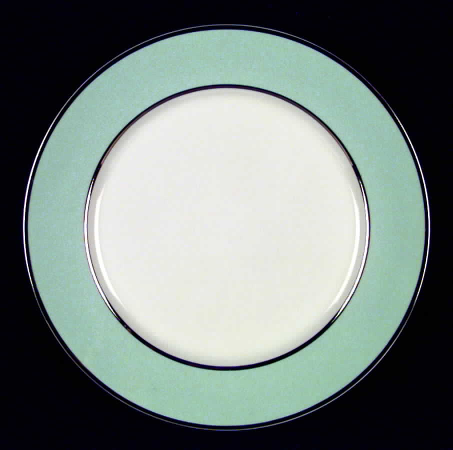 Ambassador Turquoise (Platinum) Dinner Plate by Royal Jackson-1