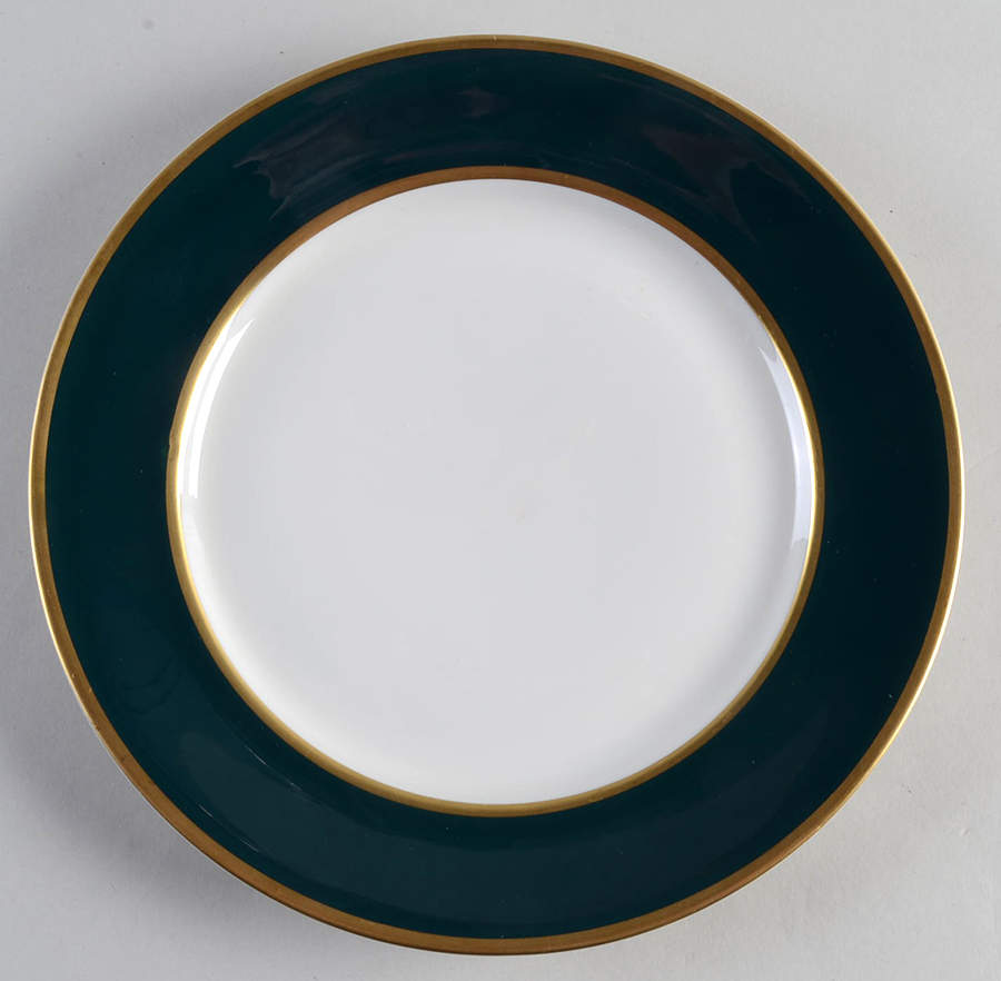 Ambassador Hunter Green Salad Plate by Royal Jackson-1