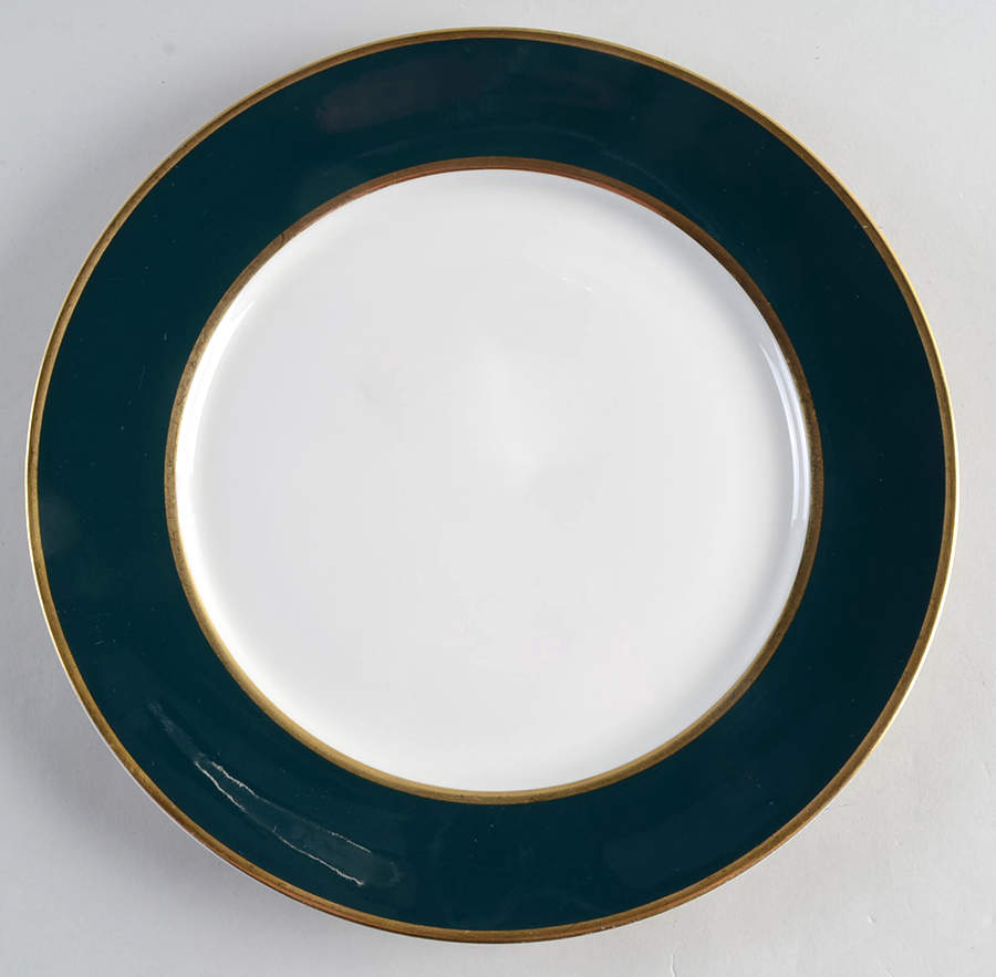 Ambassador Hunter Green Dinner Plate by Royal Jackson-1