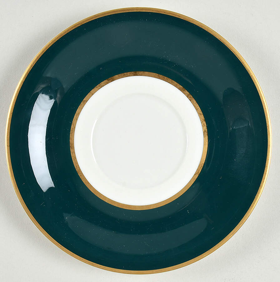 Ambassador Hunter Green Saucer by Royal Jackson-1