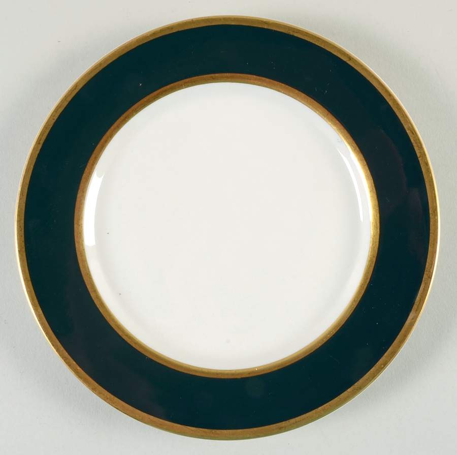 Ambassador Hunter Green Bread & Butter Plate by Royal Jackson-1