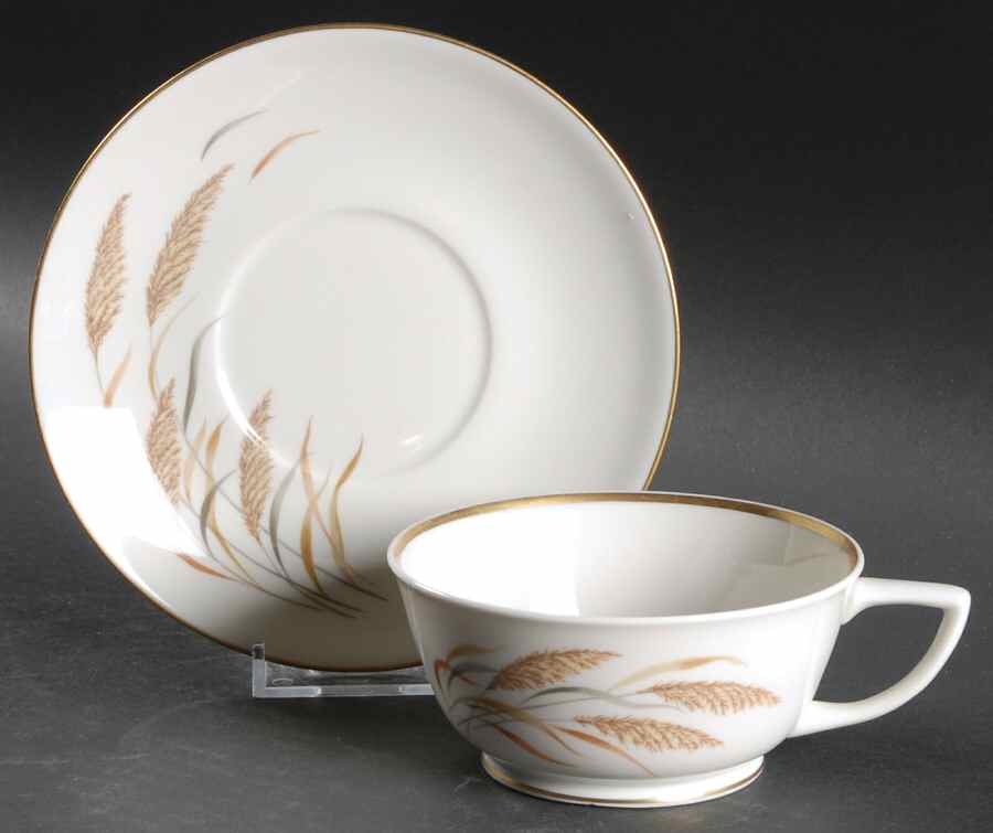 Angelus Footed Cup & Saucer Set by Royal Jackson-1
