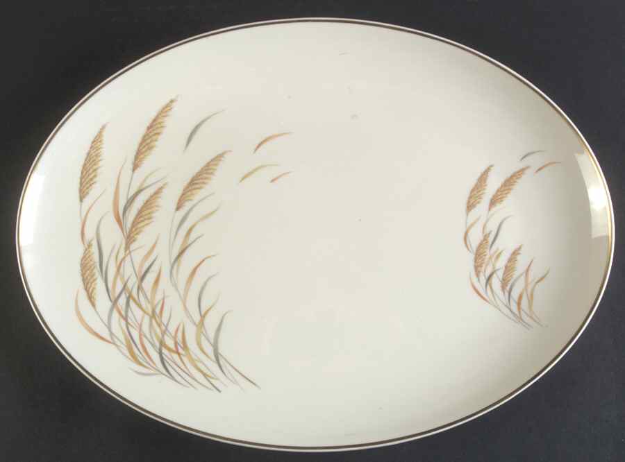 Angelus 15" Oval Serving Platter by Royal Jackson-1
