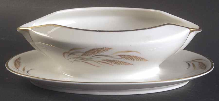 Angelus Gravy Boat with Attached Underplate by Royal Jackson-1