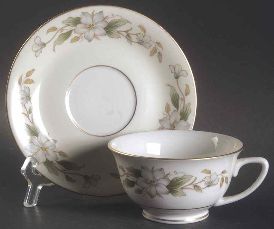 Arlington Footed Cup & Saucer Set by Royal Jackson-1