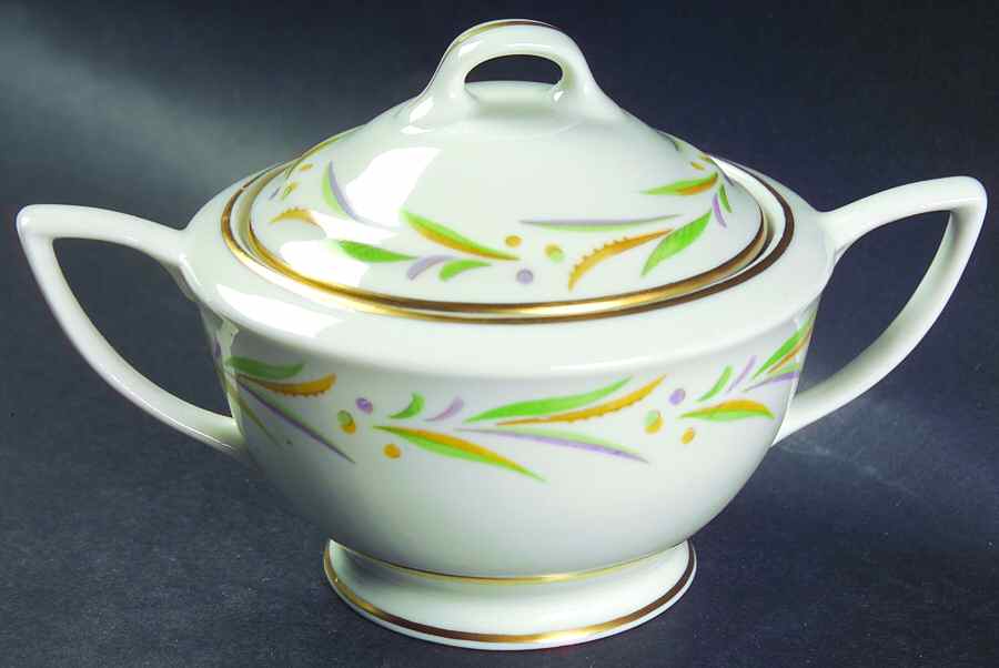 Autumn (Smooth Edge) Sugar Bowl & Lid by Royal Jackson-1
