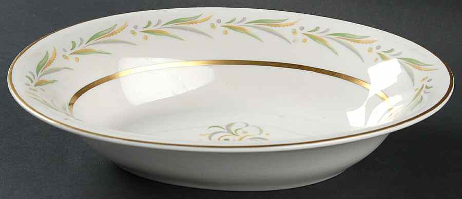 Autumn (Smooth Edge) 9" Oval Vegetable Bowl by Royal Jackson-1