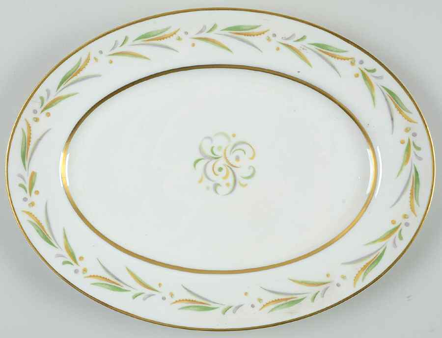 Autumn (Smooth Edge) 11" Oval Serving Platter by Royal Jackson-1