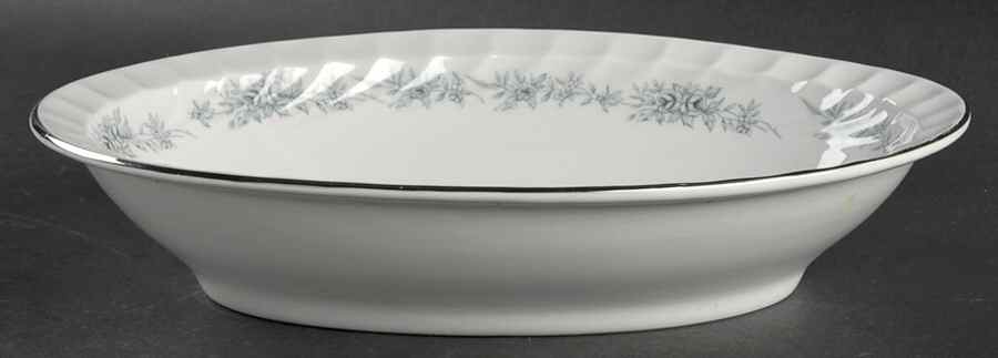 Blue Heaven 10" Oval Vegetable Bowl by Royal Jackson-1