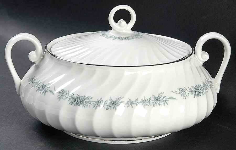 Blue Heaven Round Covered Vegetable by Royal Jackson-1