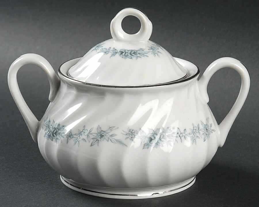 Blue Heaven Sugar Bowl & Lid by Royal Jackson-1