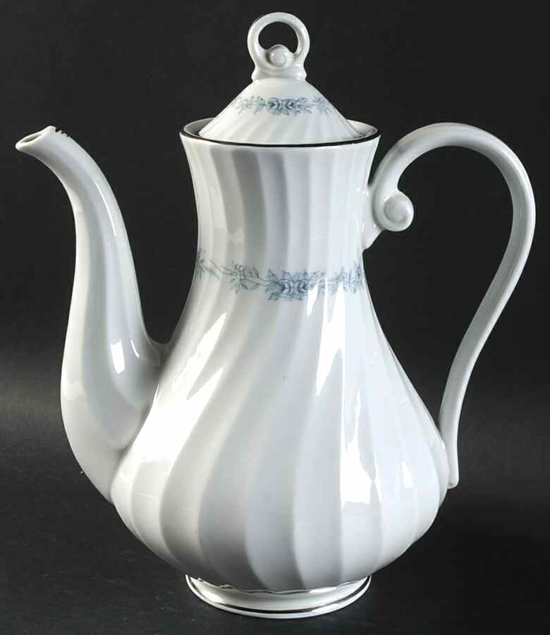 Blue Heaven Coffee Pot & Lid by Royal Jackson-1
