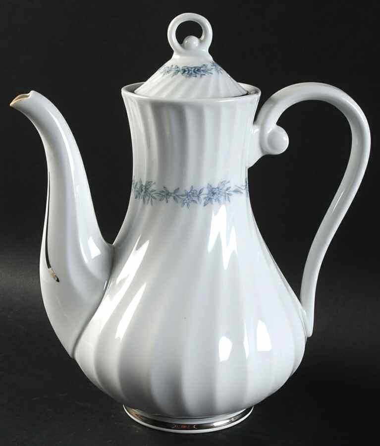 Blue Heaven Coffee Pot & Lid by Royal Jackson-1