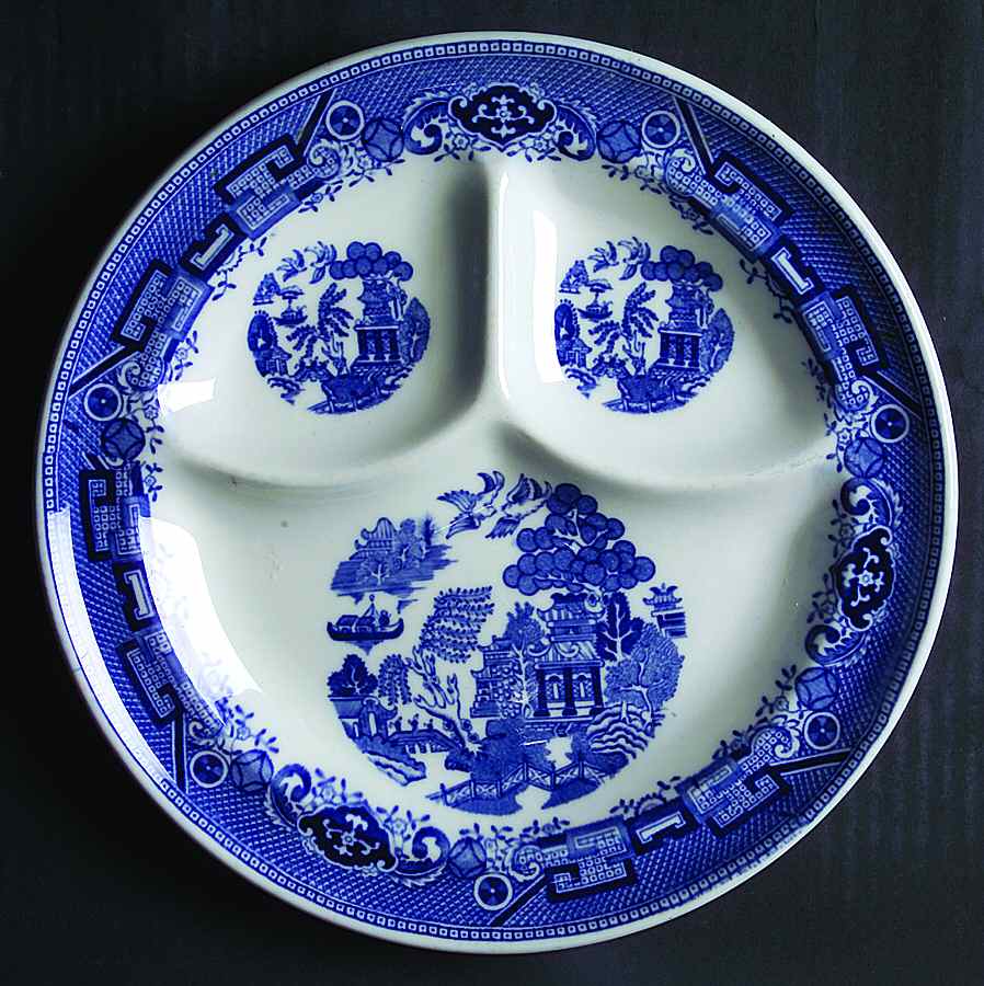 Blue Willow Grill Plate by Royal Jackson-1