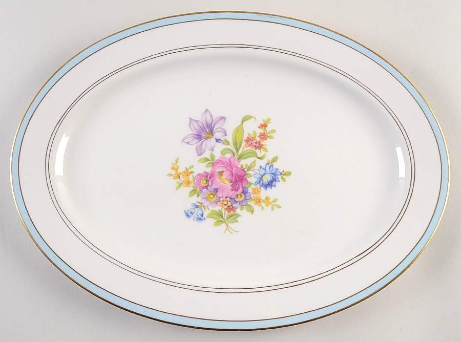 Bonita 15" Oval Serving Platter by Royal Jackson-1