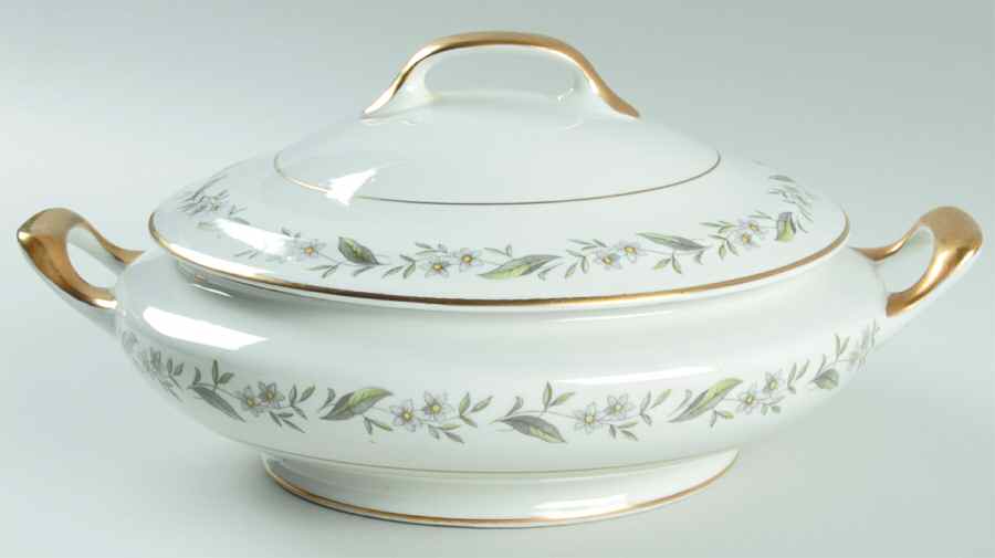 Bridal Wreath Round Covered Vegetable by Royal Jackson-1