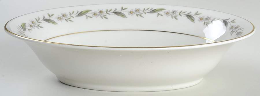 Bridal Wreath 10" Oval Vegetable Bowl by Royal Jackson-1