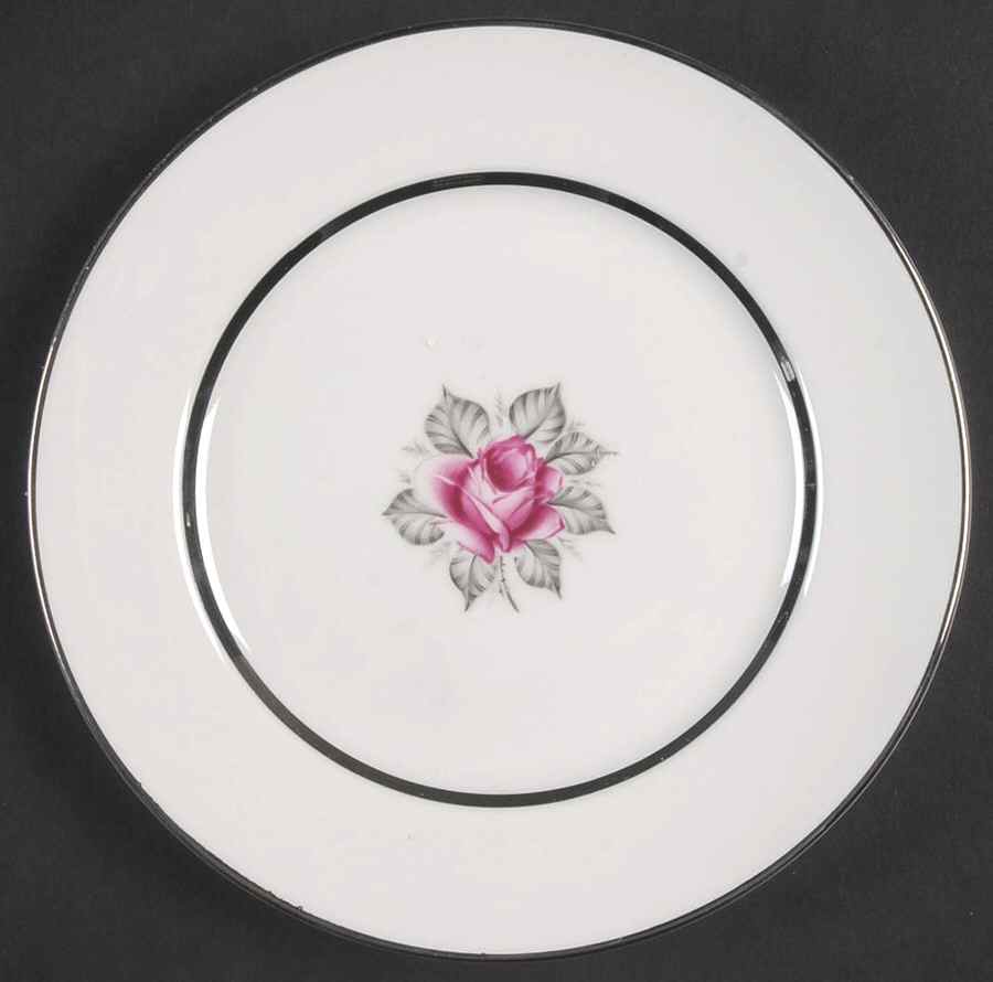 Carmen (Red Rose) Bread & Butter Plate by Royal Jackson-1