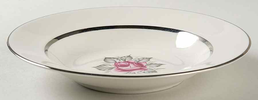 Carmen (Red Rose) Rim Soup Bowl by Royal Jackson-1