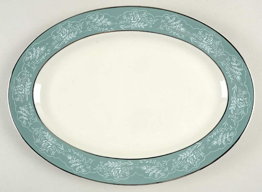 Chantilly 13" Oval Serving Platter by Royal Jackson-1