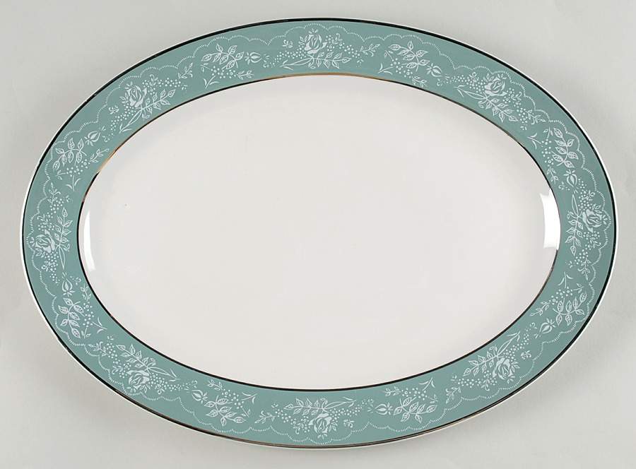 Chantilly 15" Oval Serving Platter by Royal Jackson-1