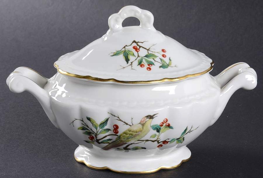 Cherry Branch Sugar Bowl & Lid by Royal Jackson-1