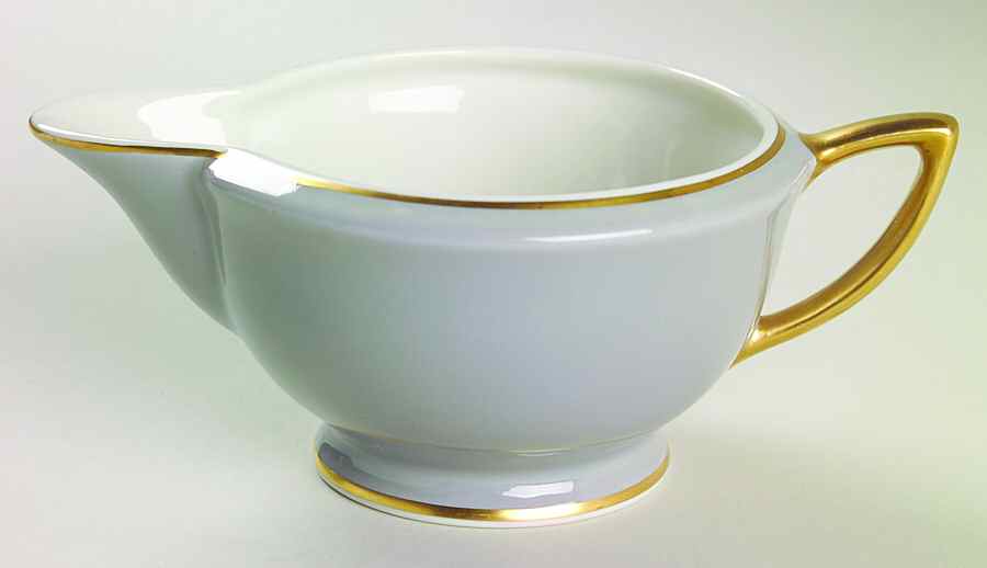 Countess Heirloom Gray (Gold Trim) Creamer by Royal Jackson-1