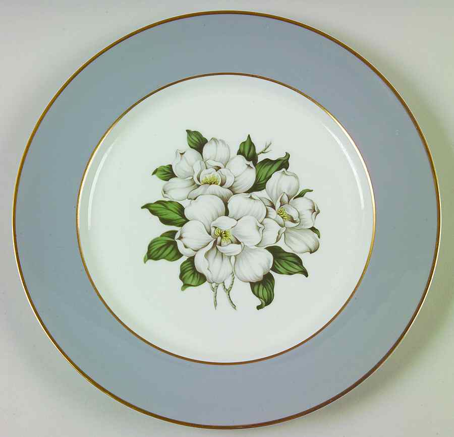 Countess Madison Gray (Gold Trim) Dinner Plate by Royal Jackson-1