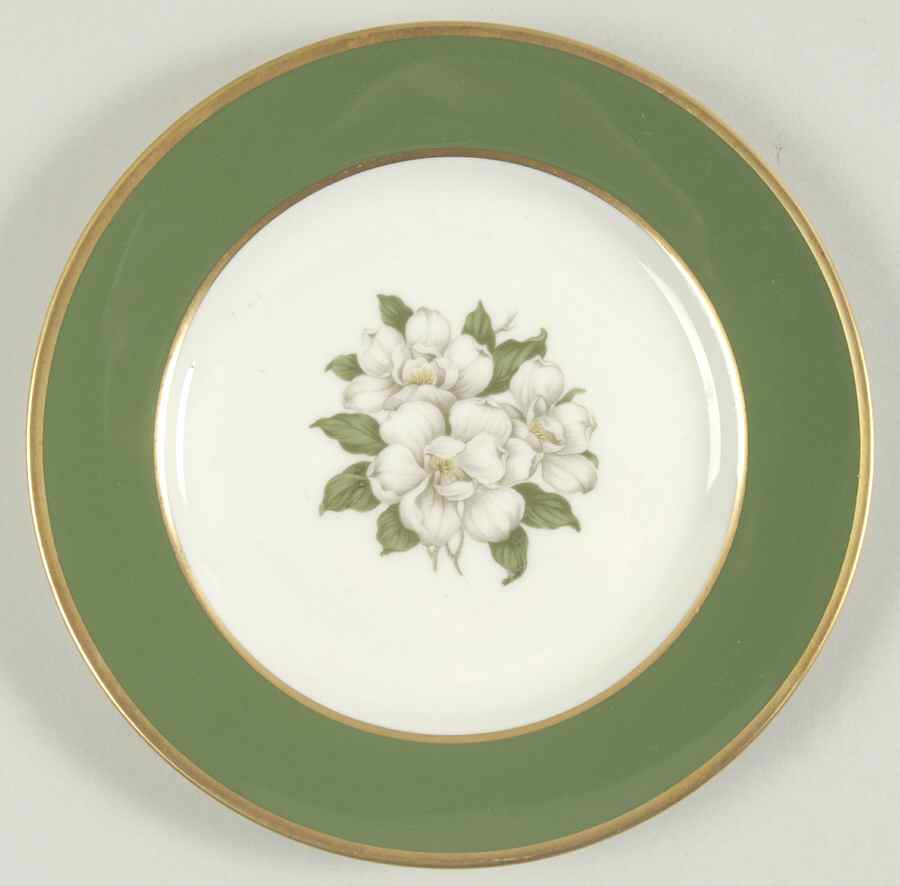 Countess Madison Jade Green Bread & Butter Plate by Royal Jackson-1