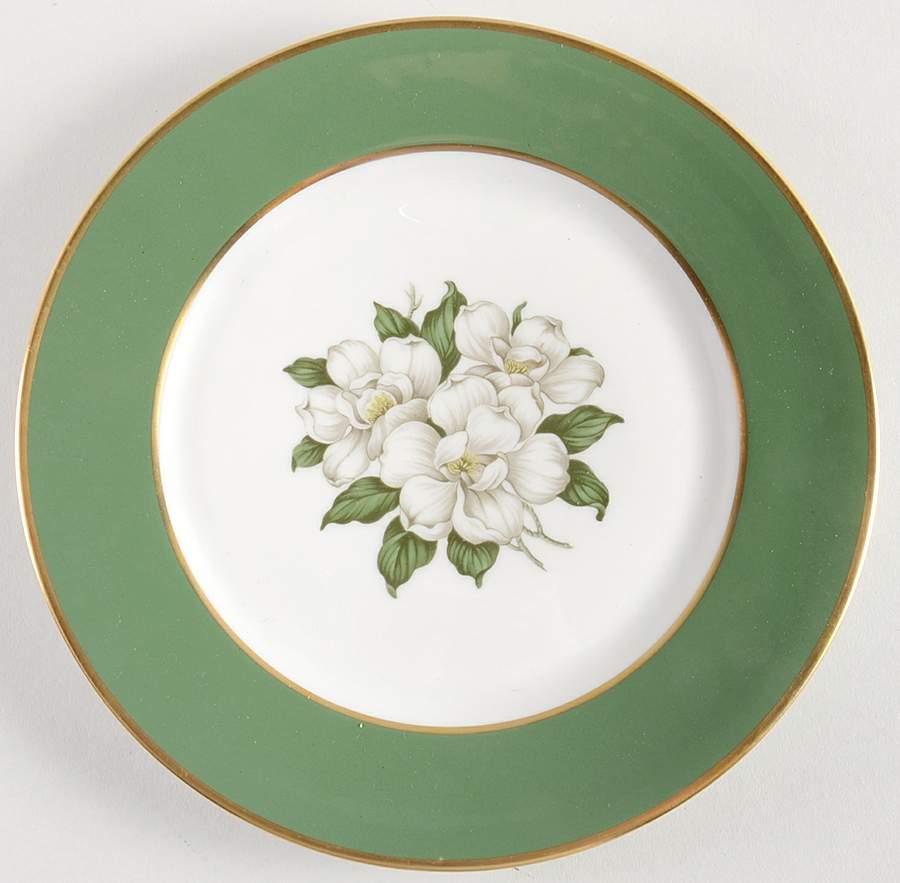 Countess Madison Jade Green Salad Plate by Royal Jackson-1