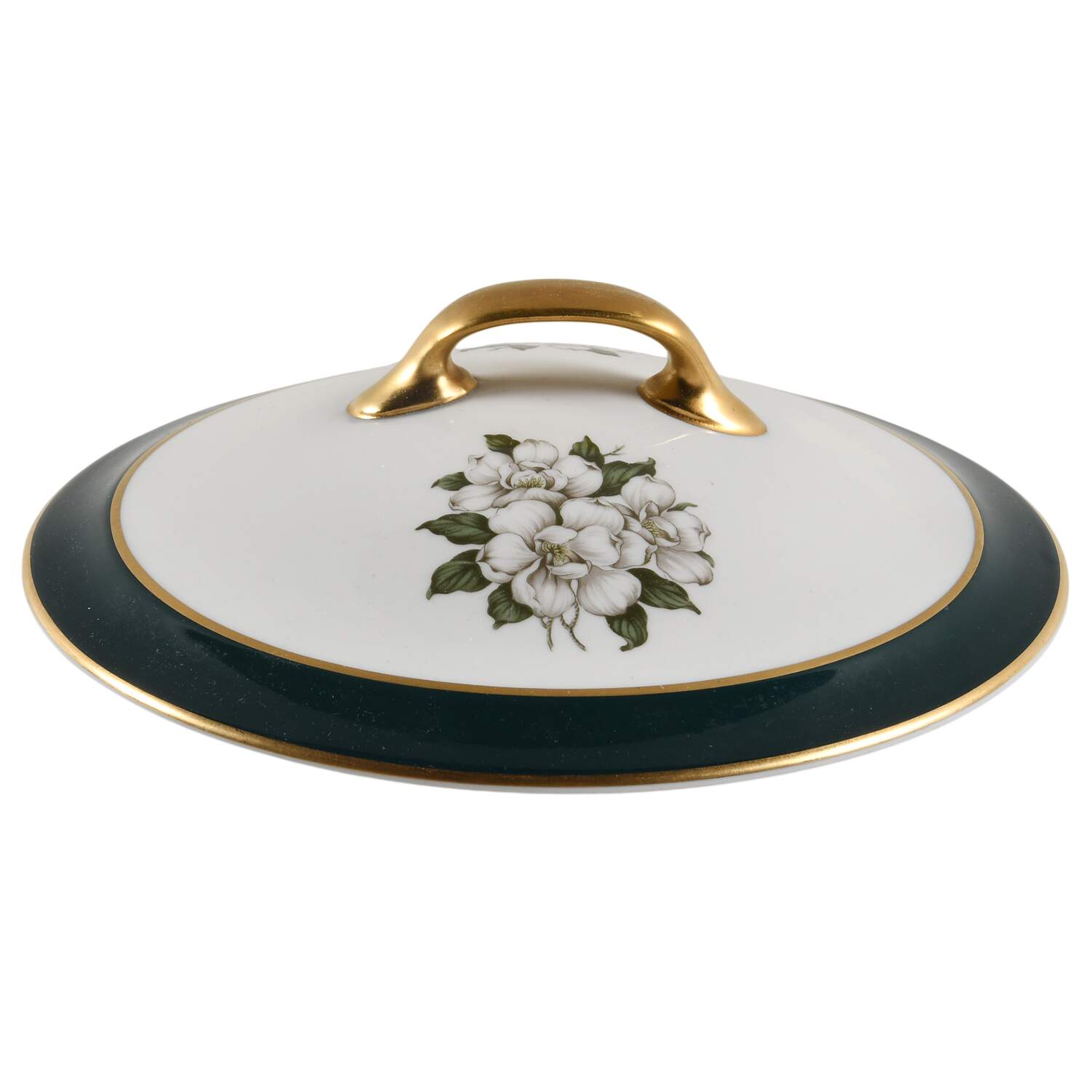 Countess Madison Teal Green Lid for Round Vegetable by Royal Jackson-1
