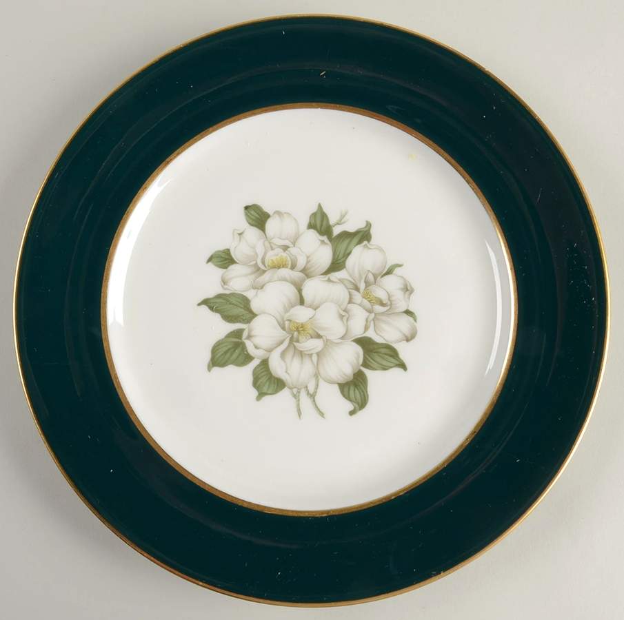 Countess Madison Teal Green Salad Plate by Royal Jackson-1
