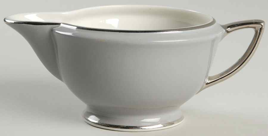 Countess Margaret Rose Gray (Platinum Trim) Creamer by Royal Jackson-1