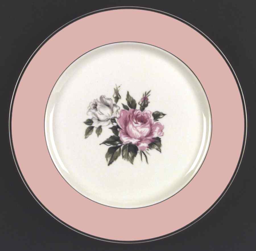 Countess Margaret Rose Pink Dinner Plate by Royal Jackson-1