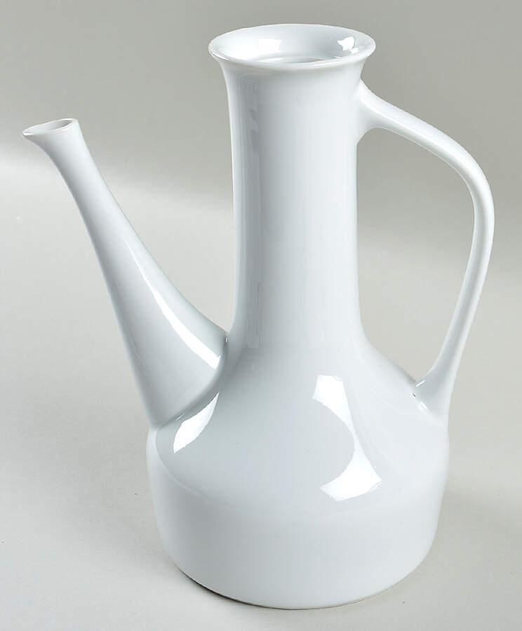 Contempri White Small Coffee Pot No Lid by Royal Jackson-1